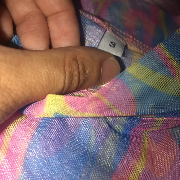 Mesh Rainbow bodysuit - Picture 4 of 4